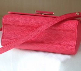 Louis Vuitton Taurillon Leather Twist MM Scrunchie Handle In Pondichery Pink