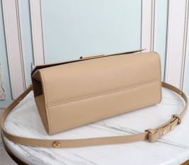 Louis Vuitton Twist One Handle MM Handbag In Beige
