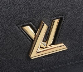 Louis Vuitton Twist One Handle MM Handbag In Black