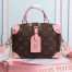 Fake Louis Vuitton Monogram Canvas Petite Malle Souple Handbag In Peche