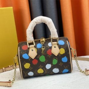 Louis Vuitton X YK Monogram Canvas Speedy 20 Handbag