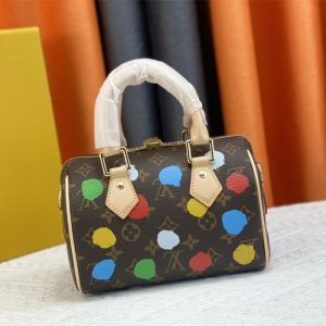 Louis Vuitton X YK Monogram Canvas Speedy 20 Handbag - Image 3