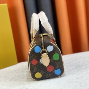 Louis Vuitton X YK Monogram Canvas Speedy 20 Handbag - Image 4