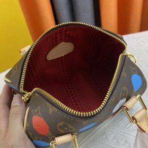 Louis Vuitton X YK Monogram Canvas Speedy 20 Handbag - Image 6