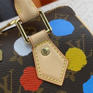 Louis Vuitton X YK Monogram Canvas Speedy 20 Handbag - Image 9