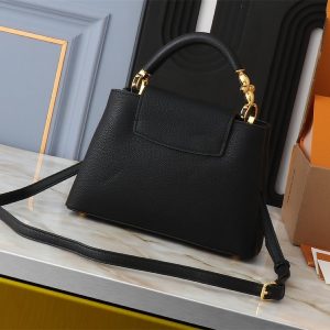 Louis Vuitton Capucines BB Handbag In Black - Image 2