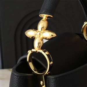 Louis Vuitton Capucines BB Handbag In Black - Image 7