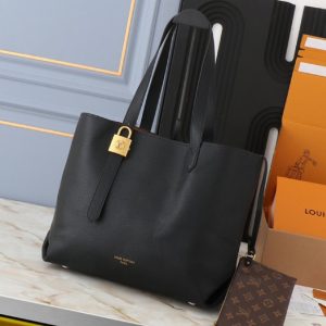 Louis Vuitton Low Key Cabas MM Bag In Black