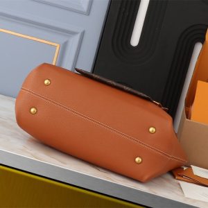 Louis Vuitton Low Key Cabas MM Bag In Cognac Brown - Image 4