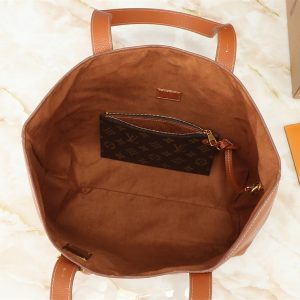Louis Vuitton Low Key Cabas MM Bag In Cognac Brown - Image 5