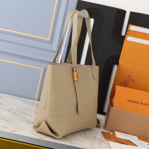 Louis Vuitton Low Key Cabas MM Bag In Galet Gray - Image 2