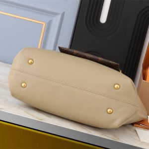 Louis Vuitton Low Key Cabas MM Bag In Galet Gray - Image 3