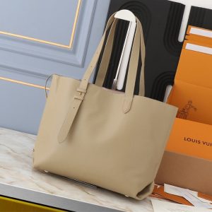 Louis Vuitton Low Key Cabas MM Bag In Galet Gray - Image 8