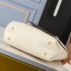Louis Vuitton Low Key Cabas MM Bag In Quartz White - Image 4