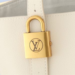 Louis Vuitton Low Key Cabas MM Bag In Quartz White - Image 9