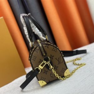 Louis Vuitton Monogram Canvas Cruise 2025 Speedy 20 Trunk Bag In Black - Image 4