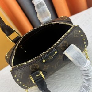 Louis Vuitton Monogram Canvas Cruise 2025 Speedy 20 Trunk Bag In Black - Image 6
