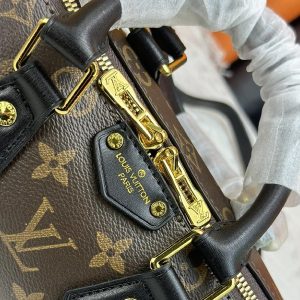 Louis Vuitton Monogram Canvas Cruise 2025 Speedy 20 Trunk Bag In Black - Image 9