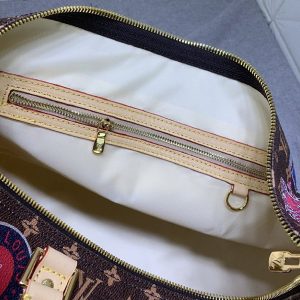 Louis Vuitton Flight Mode Monogram Canvas Keepall Bandouliere 45 Travel Bag - Image 9
