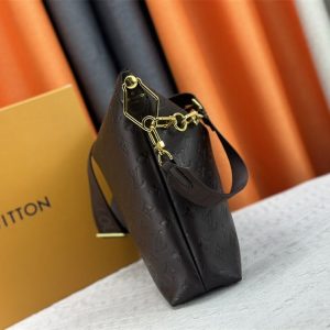 Louis Vuitton Monogram Empreinte Coussin MM Hobo In Chocolate - Image 3