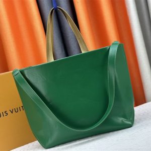 Louis Vuitton Other Leathers Shopper Cabas MM Tote In Green - Image 3