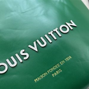 Louis Vuitton Other Leathers Shopper Cabas MM Tote In Green - Image 9
