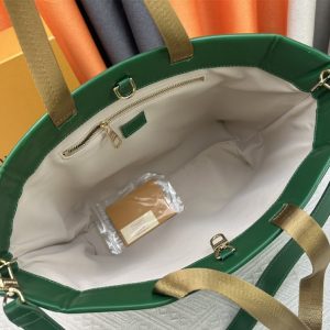 Louis Vuitton Other Leathers Shopper Cabas MM Tote In Green - Image 6