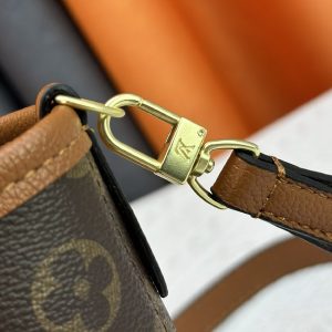 Louis Vuitton Neverfull Bandouliere Inside Out BB Tote In Monogram Canvas And Brown Leather - Image 7