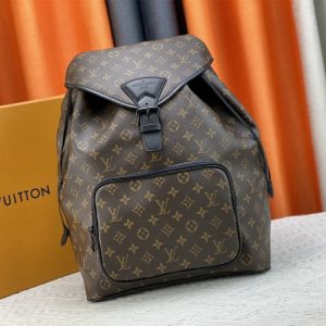 Louis Vuitton Monogram Canvas Montsouris Backpack In Black