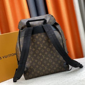 Louis Vuitton Monogram Canvas Montsouris Backpack In Black - Image 4