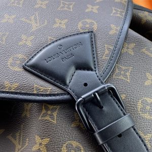 Louis Vuitton Monogram Canvas Montsouris Backpack In Black - Image 8