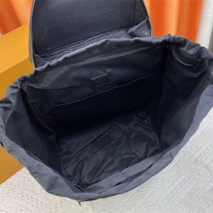 Louis Vuitton Taurillon Leather Montsouris Backpack In Black - Image 6