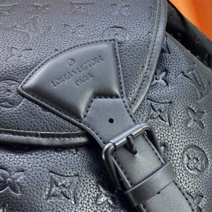 Louis Vuitton Taurillon Leather Montsouris Backpack In Black - Image 8