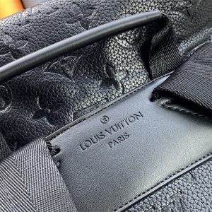 Louis Vuitton Taurillon Leather Montsouris Backpack In Black - Image 9