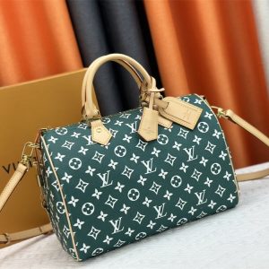 Louis Vuitton Speedy P9 Bandouliere 30 Bag In Green - Image 2