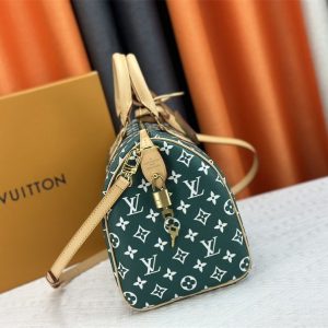Louis Vuitton Speedy P9 Bandouliere 30 Bag In Green - Image 3