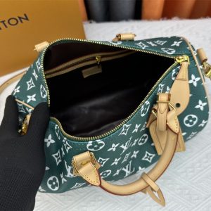 Louis Vuitton Speedy P9 Bandouliere 30 Bag In Green - Image 6