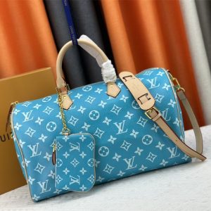 Louis Vuitton Speedy P9 Bandouliere 40 Bag In Turquoise
