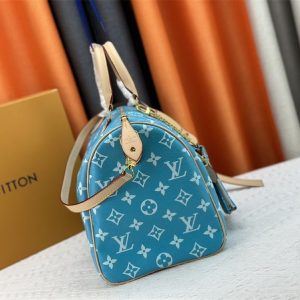 Louis Vuitton Speedy P9 Bandouliere 40 Bag In Turquoise - Image 3