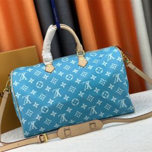 Louis Vuitton Speedy P9 Bandouliere 40 Bag In Turquoise - Image 4