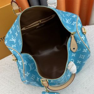 Louis Vuitton Speedy P9 Bandouliere 40 Bag In Turquoise - Image 6