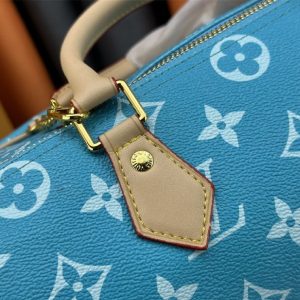 Louis Vuitton Speedy P9 Bandouliere 40 Bag In Turquoise - Image 8