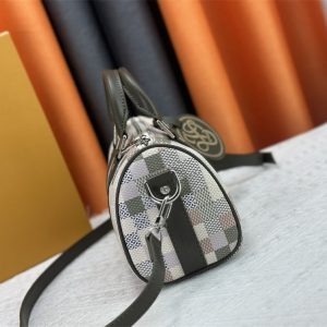 Louis Vuitton Damoflage Canvas Keepall Bandouliere 25 In Khaki - Image 3