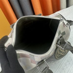 Louis Vuitton Damoflage Canvas Keepall Bandouliere 25 In Khaki - Image 6