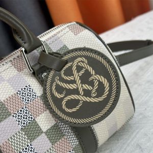 Louis Vuitton Damoflage Canvas Keepall Bandouliere 25 In Khaki - Image 8