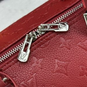 Louis Vuitton Taurillon Leather Keepall Bandouliere 50 In Sari Red - Image 8