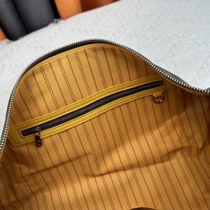 Louis Vuitton Monogram Macassar Canvas Keepall Bandouliere 50 In Safran Yellow - Image 7
