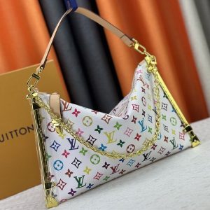Louis Vuitton X TM Multicolored Lucky Trunk In White - Image 2