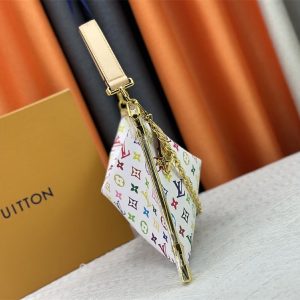Louis Vuitton X TM Multicolored Lucky Trunk In White - Image 3