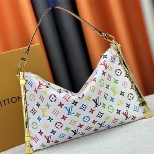 Louis Vuitton X TM Multicolored Lucky Trunk In White - Image 4